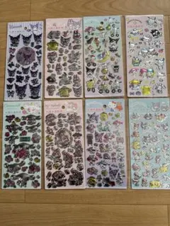 サンリオ　キティ　クロミ　シナモン　マイメロ　シール　8枚セット