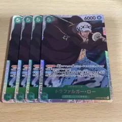 トラファルガーロー sr  4枚 OP01-047 ロマンスドーン