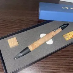 野原工芸　楓瘤　新型シャーペン　保証書なし 野原工芸 特上花梨瘤 新型シャーペン