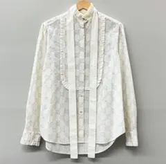 GUCCI アイボリー GGパターン 長袖シャツ