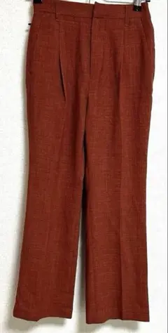 フレアパンツ　ローリーズファーム　M オレンジ パンツ　秋服