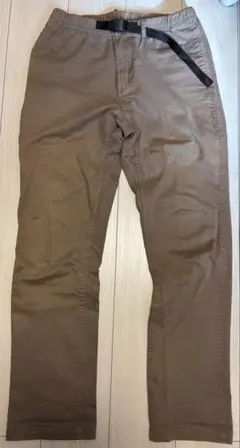 GRAMICCI ニューナローパンツ ストレッチパンツ　カーキ　サイズL
