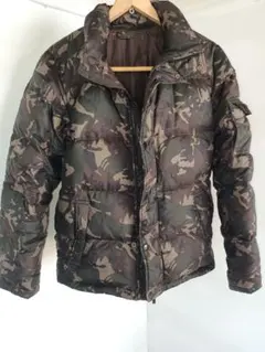 oldUNIQLO 迷彩 ダウン y2k ファーフード Y2K 平成 90s