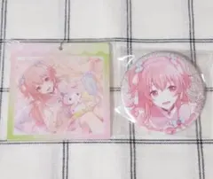 プロセカ 桃井愛莉 サンリオ 缶バッジ グリ缶 アクキー モモジャン