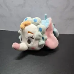 ディズニーキャラクター 赤いほっぺ パステルカラー寝そべりぬいぐるみ ダンボ