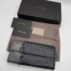 ☆極美品☆ボッテガヴェネタ☆長財布☆イントレチャート☆ブラックのサムネイル