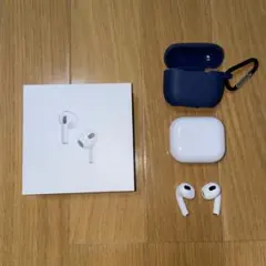 AirPods本体 ホワイト 充電ケース付き シリコンケース付き