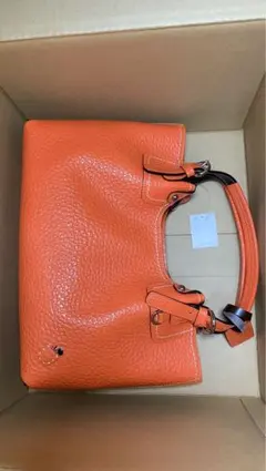 【新品未使用】PELLE BORSA ペレボルサ　牛革ハンドバッグ　レディース