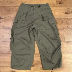 ★大人気【BEAMS HEART】バルーン ミリタリー カーゴ パンツ ワイド