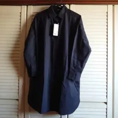 UNIQLO ユニクロ オーバーサイズシャツワンピース S 黒