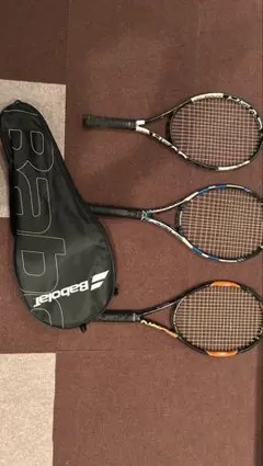 Babolat 硬式テニスラケット 3本セット　ケース付き
