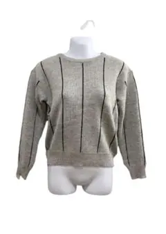 EGOIST エゴイスト　ニット　セーター　グレー　長袖　M　レディース