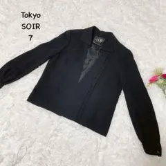 ボタンレスジャケット　フォーマル　オフィスカジュアル　OL 通勤　キュプラ