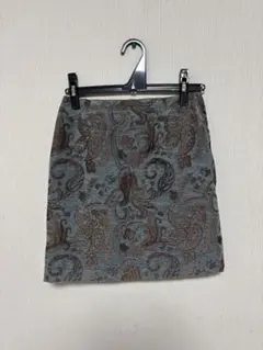 【MURUA】レースアップジャガードミニスカート