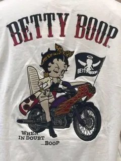 BETTYBOOP　XL　LOWBLOWKNUCLE　特攻服BETTY　Tシャツ