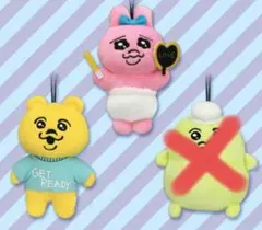 おぱんちゅうさぎ　マスコット　キーホルダー　推し活　二種セット