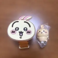 【新品】ちいかわ ライトブレス、マスコットセット　うさぎ