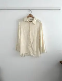 ZARA / ペイズリーフリンジブラウス