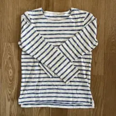 無印　ボーダー　長袖　size140