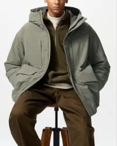 ■極美品 UNIQLO ユニクロ 2025年 ハイブリッドダウンパーカ