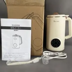 【ジャンク】多機能豆乳メーカー　クリーム色