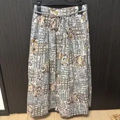 総柄ロングフレアスカートのサムネイル