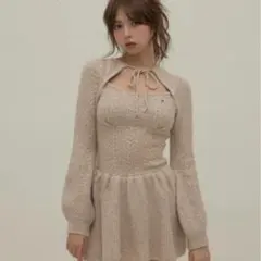 andmary Amy cable flare mini dress - メルカリ