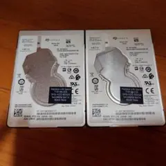 【訳あり】SEAGATE HDDハードディスク2.5インチ　500GB ２台