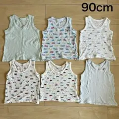 【西松屋】ベビー肌着 タンクトップ 90cm 6枚セット まとめ売り