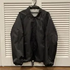 FRANK ブラック コーチジャケット XL