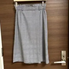 グレンチェック膝丈スカートのサムネイル
