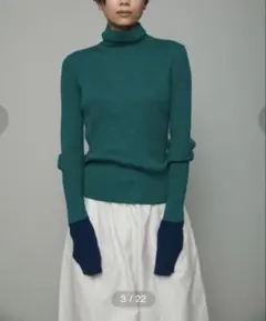 【希少】HERIN.CYE ニットインナートップス リブニット 個性派