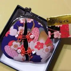 お土産に ちりめん ガマ口財布