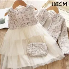 アウトレット 110cmタグ*11 フォーマルセット 海外子供服 女の子 入学式