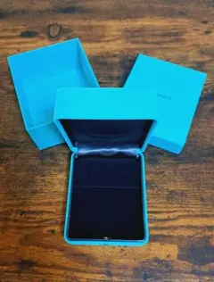 ティファニー ピアスケース 二つ穴(大)② 空箱 ブルーBOX