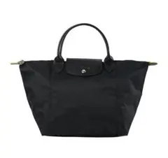 【Longchamp】ブラック ハンドバッグ