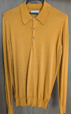 BORDERS at BALCONY GLITTERY KNIT POLO 36 - メルカリ