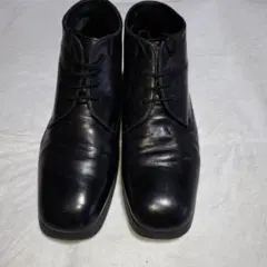BALLY黒いレザー チャッカブーツ