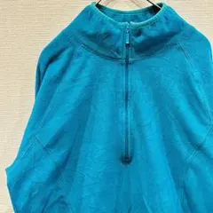 希少✨️【L】ハーフジップ フリース プルオーバー 古着 ヴィンテージ ゆったり