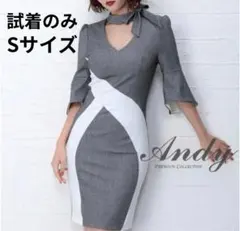 試着のみ高級キャバドレスAndyアンディドレスanキャバワンピースナイトドレス