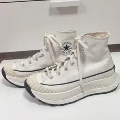 レア CONVERSE コンバース　韓国限定モデル　ハイカット　厚底　スニーカーのサムネイル