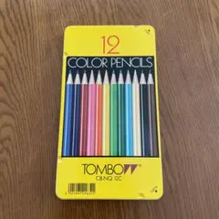 トンボ鉛筆 缶入色鉛筆 12色 NQ CB-NQ12C