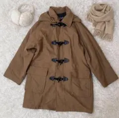 Natural Spirit【9AR】ダッフルコート　ブラウン　秋冬　ウール混