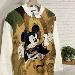 希少　未使用　Disney ディズニー　トレーナー　歌舞伎　ミッキーマウス