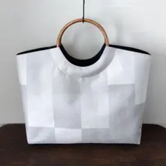 850 おでかけバック 大島紬 正絹 着物リメイク 大島紬