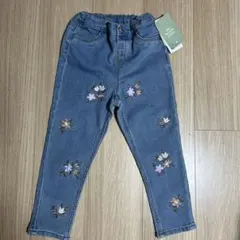【新品】H&M 刺繍デニム 105cm 3-4A