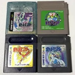 ゲームボーイ　ポケットモンスター　4本セット