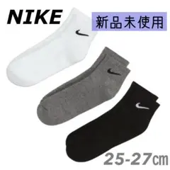 NIKE／エブリデイクッションソックス　3 足セット　靴下　L ナイキ