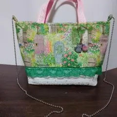 新品未使用　yukiemon ペタペタハンドバッグ　合皮　panda club 新品未使用 yukiemon ペタペタハンドバッグ 合皮 panda club