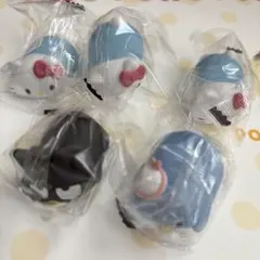ふにゅまるスタイルフィギュア5個セットハローキティ3バツ丸1 サム1 新品未使用